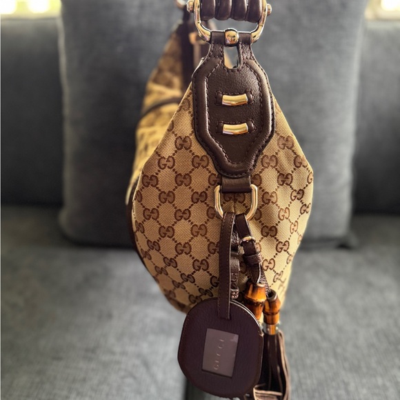 Gucci Beige and Brown Shoulder Bag - Picture 4 of 7